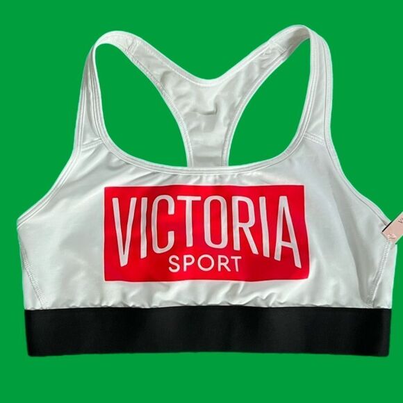 Victoria’s Secret VSX The player Unlined Sport bra Victoria Sport print White L - Picture 5 of 6